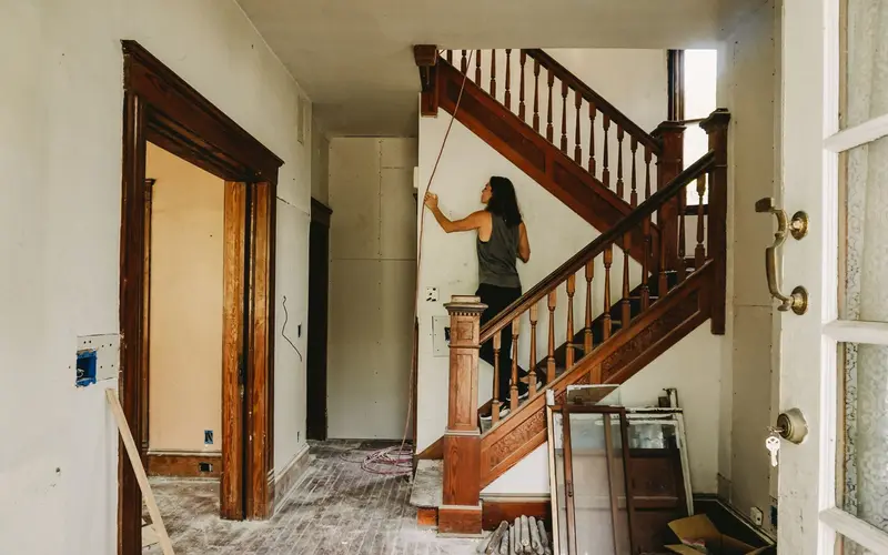 Home remodeling in Chattanooga, TN: older home interior being renovated